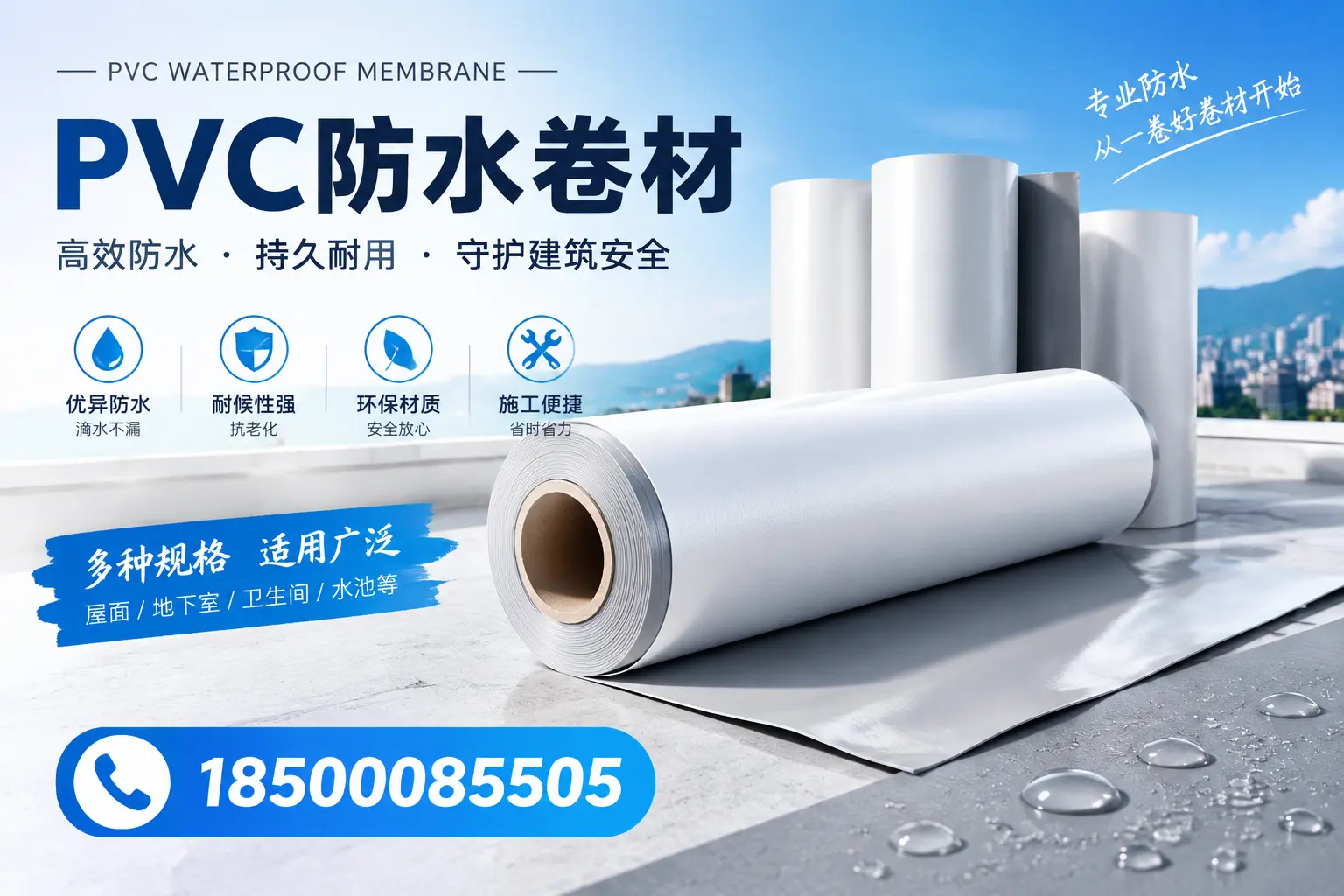 如何选择适合的PVC防水卷材?专家为您解答保亭的需求